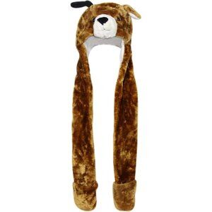 Kids Brown Dog Animal Hat e Fits All Adults & Children/Soft, Warm Beanie Hat